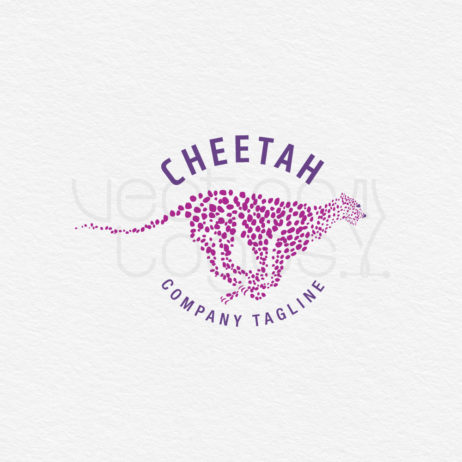 cheetah logo design template