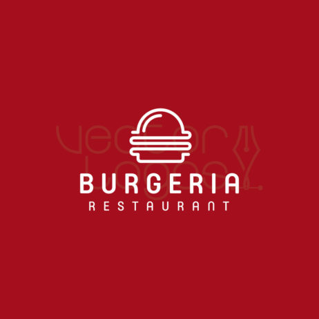 Burgeria Restaurant logo design preview 3