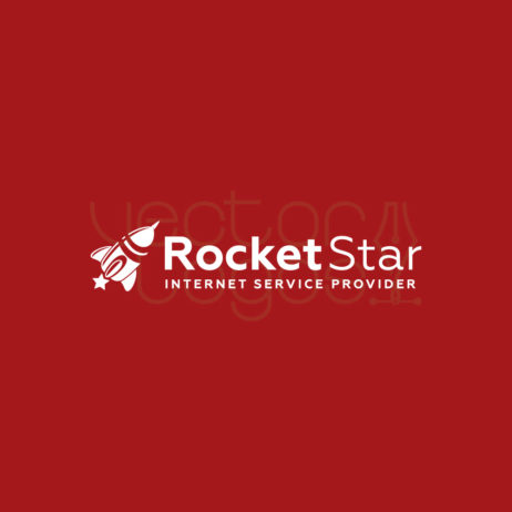 Rocket Star internet service provider logo design preview 3
