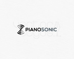 PianoSonic logo design