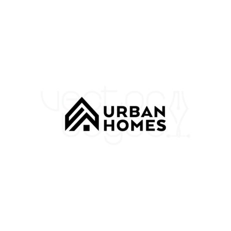 urban homes logo design possitive