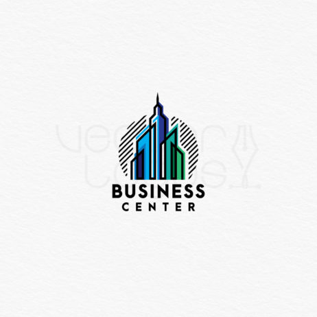 Business Center logo design template