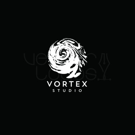 vortex studio logo negative