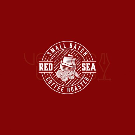Red Sea Coffee Roaster logo invert