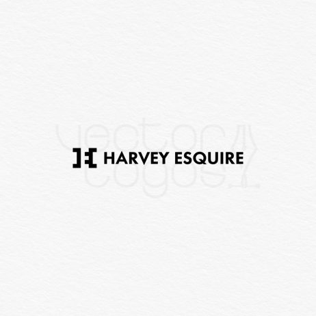 Harvey Esquire logo black