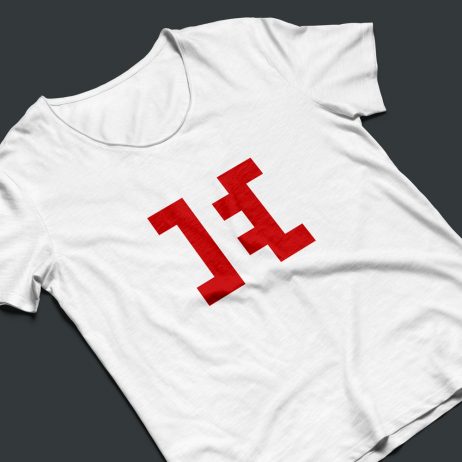 Harvey Esquire logo t-shirt mock-up
