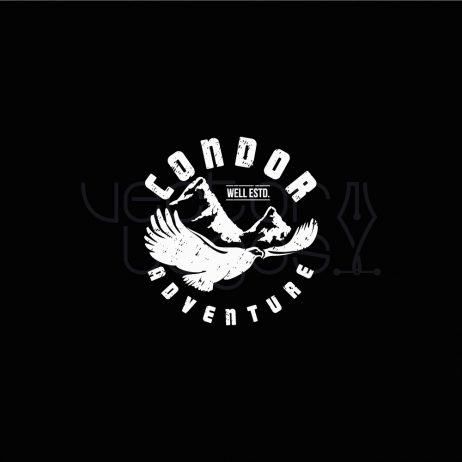 condor adventure logo invert