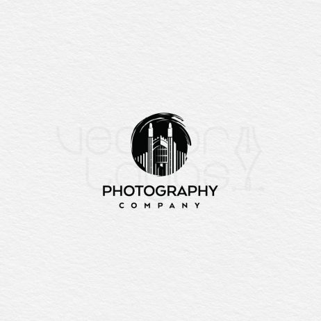 photography company logo black