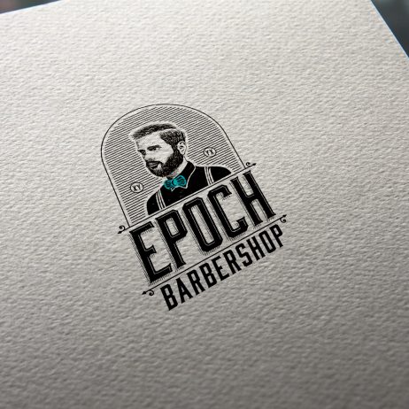 barber shop business card mock-up