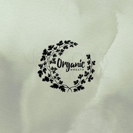 organic wreath logo