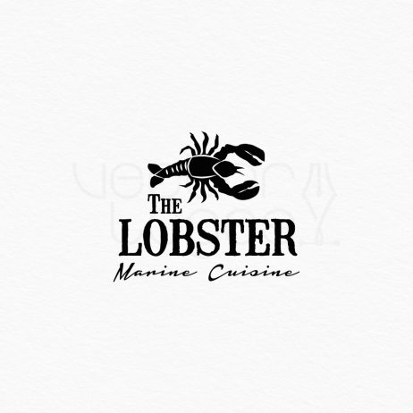 lobster logo black