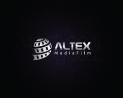 altex media film logo design